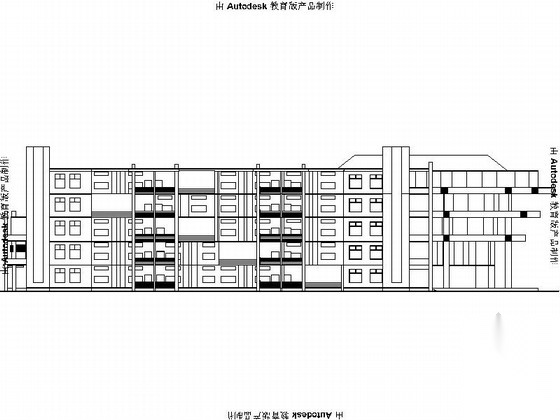 某大学建筑系教学楼设计方案文本cad施工图下载【ID:165405177】