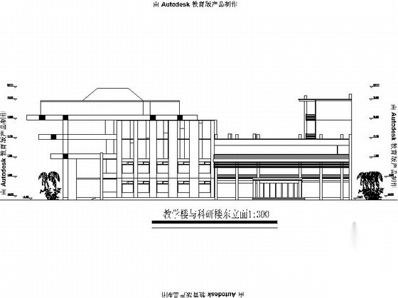 某大学建筑系教学楼设计方案文本cad施工图下载【ID:165405177】