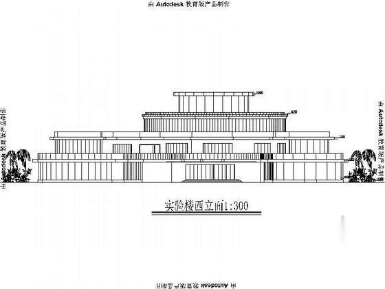 某大学建筑系教学楼设计方案文本cad施工图下载【ID:165405177】