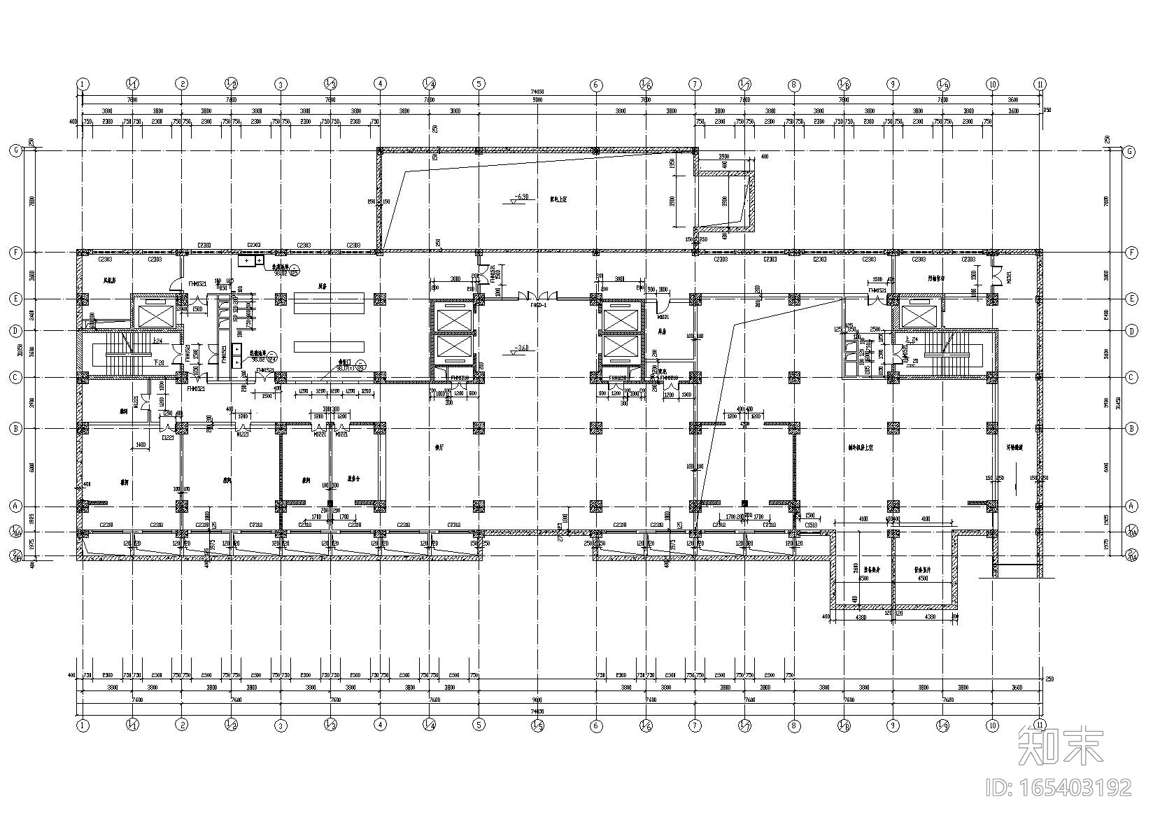 [河北]保定市第一医院建筑工程项目施工图cad施工图下载【ID:165403192】