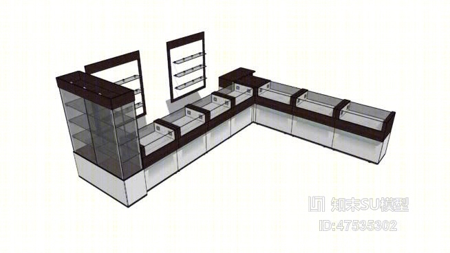 橱窗SU模型下载【ID:719222206】