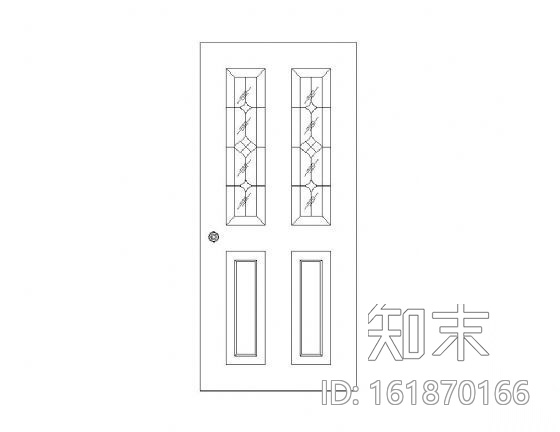 门立面图块集cad施工图下载【ID:161870166】