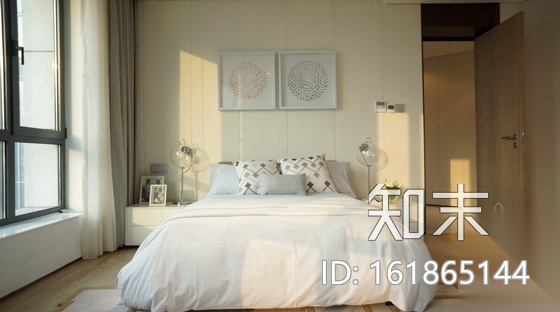[青岛]现代风格四室二厅时尚住宅装修室内施工图（含实景...cad施工图下载【ID:161865144】