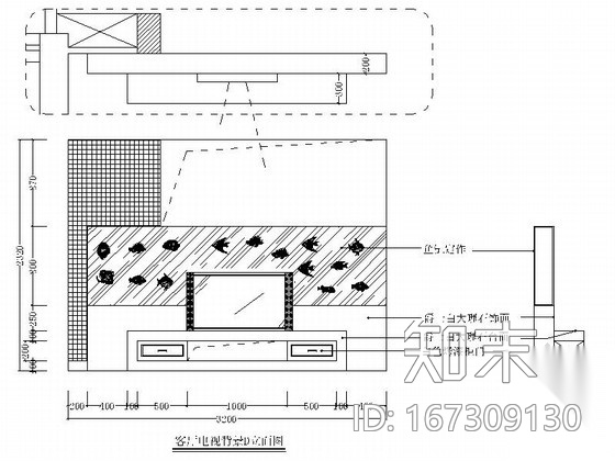 [福建]水岸社区简欧风格三居室装修施工图（含效果）cad施工图下载【ID:167309130】