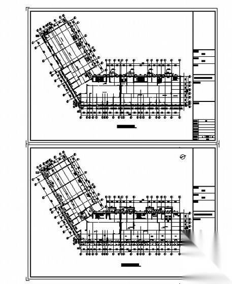 [合肥]某公寓商业工程4号楼裙楼外立面幕墙装饰工程建筑...cad施工图下载【ID:166198198】