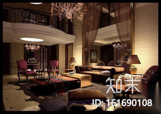[浙江]某国际公寓示范单位施工图（含效果）cad施工图下载【ID:161690108】