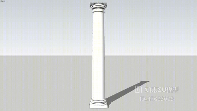 罗马柱SU模型下载【ID:47663008】