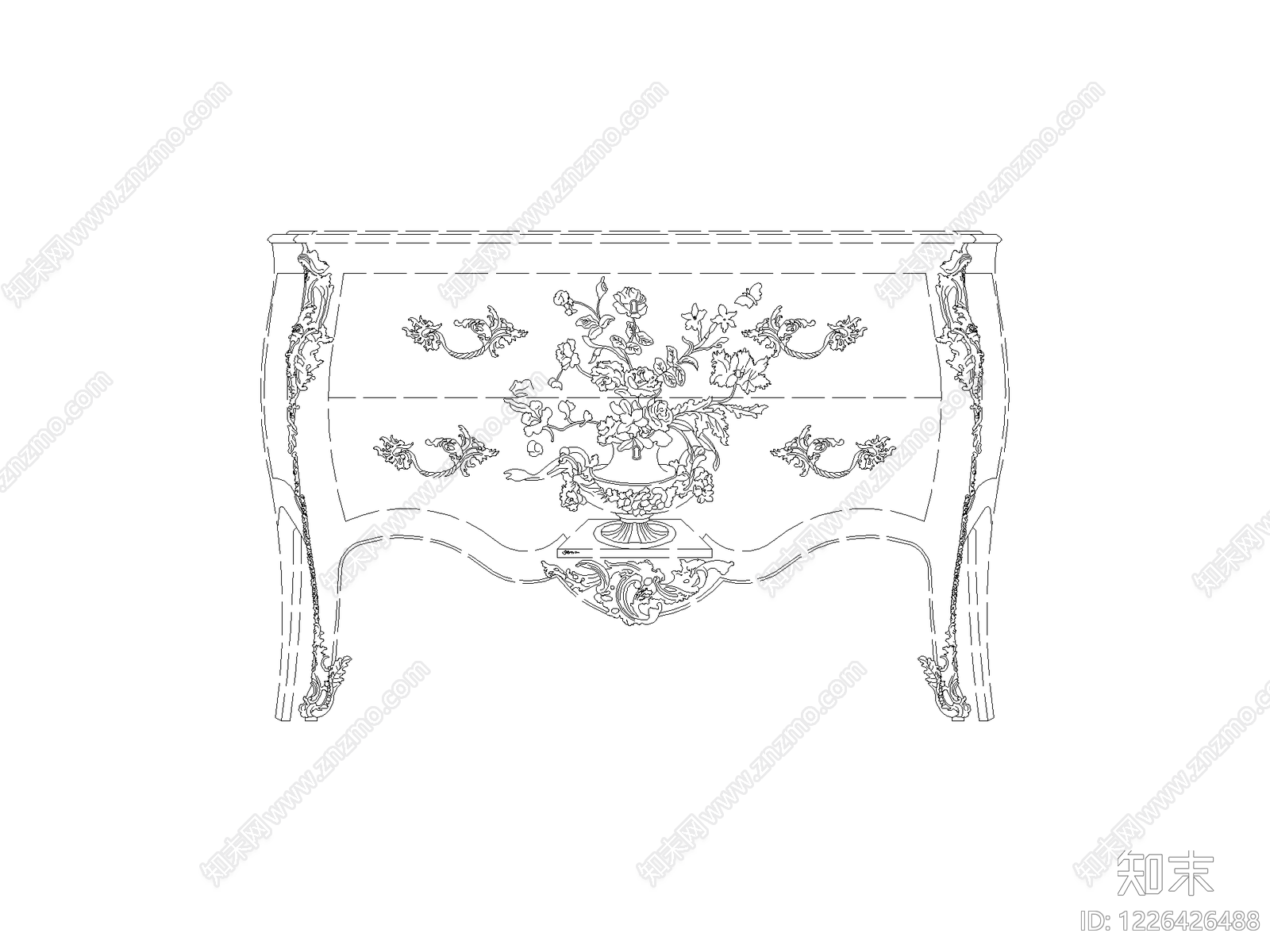 柜子cad施工图下载【ID:1226426488】