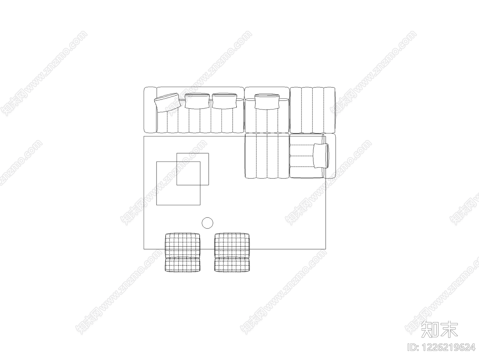 现代,极简家装图库CAD图纸