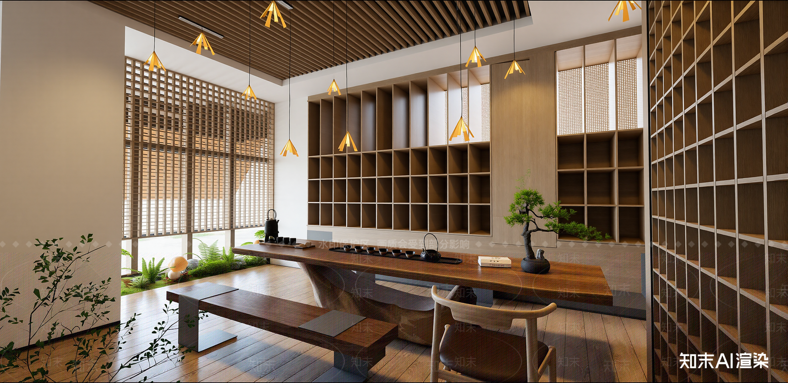 新中式烟酒店SU模型下载【ID:1215963706】