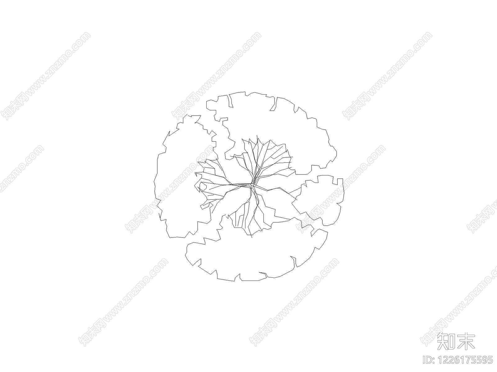 灌木种植CAD图纸