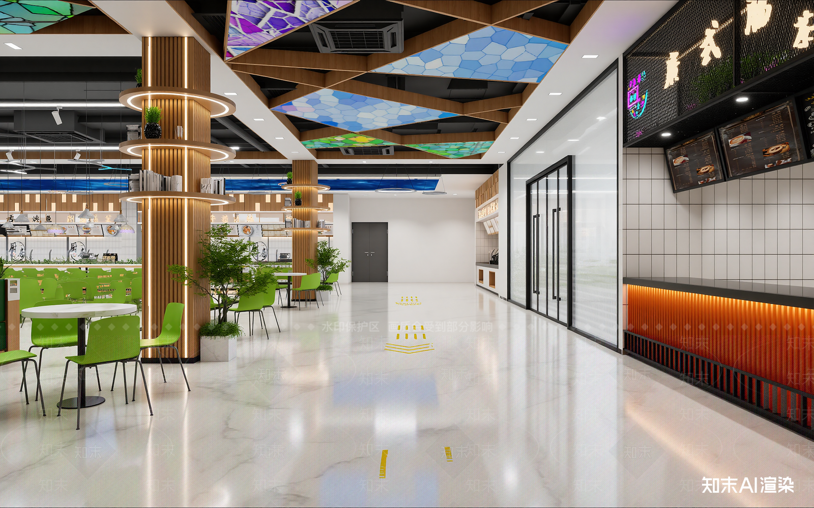 现代其他餐饮空间3D模型下载【ID:1214425702】