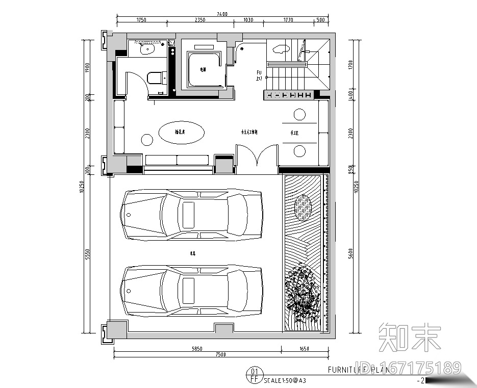 桂山院子cad施工图下载【ID:167175189】