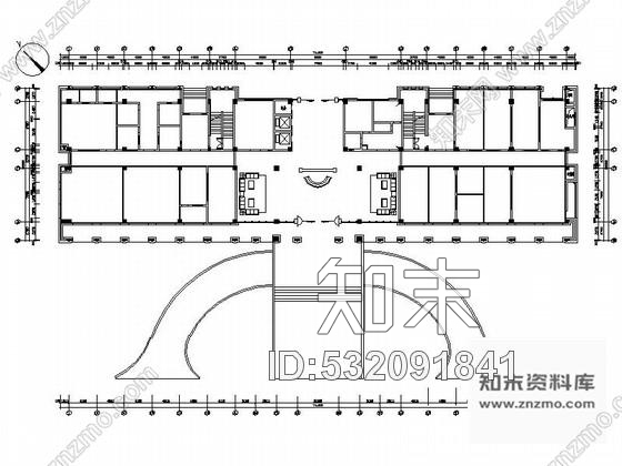 施工图某国家级高新技术企业办公楼CAD施工图含效果施工图下载【ID:532091841】