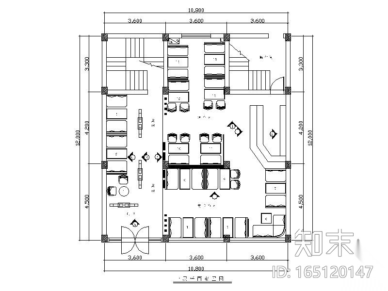 经典茶室设计图cad施工图下载【ID:165120147】