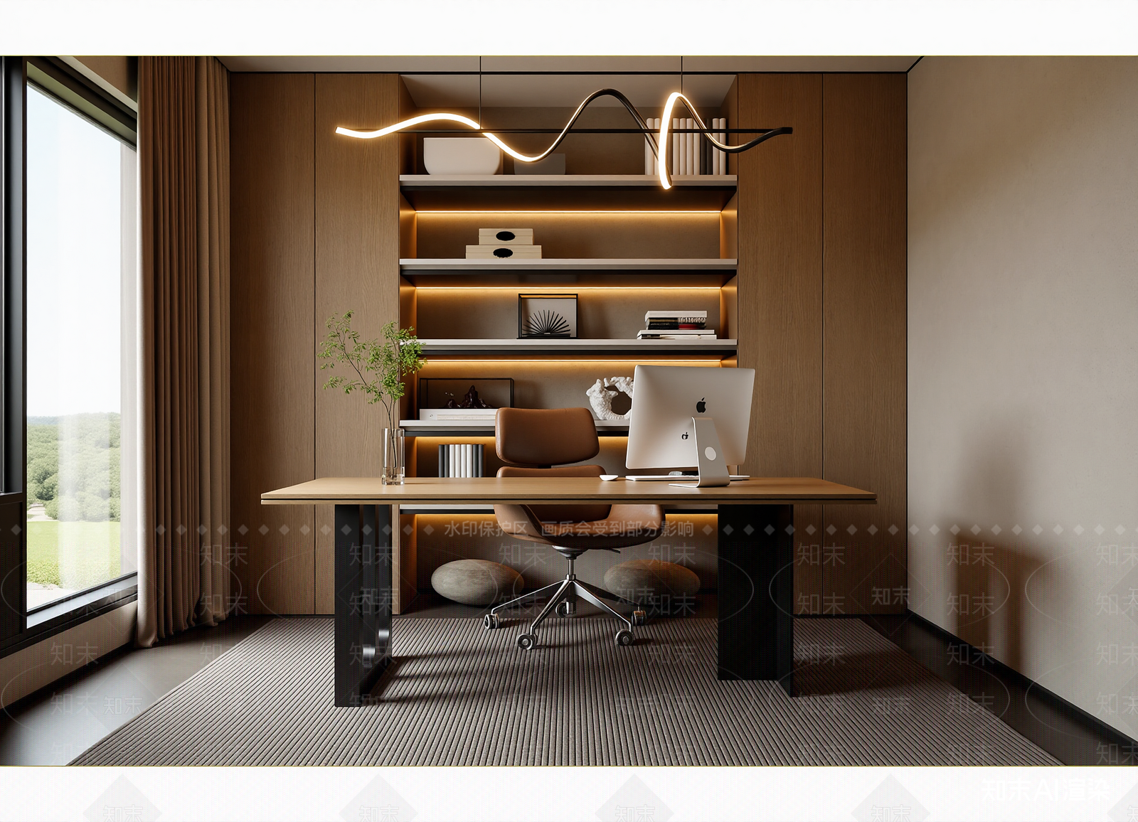 现代办公室3D模型下载【ID:1214783712】