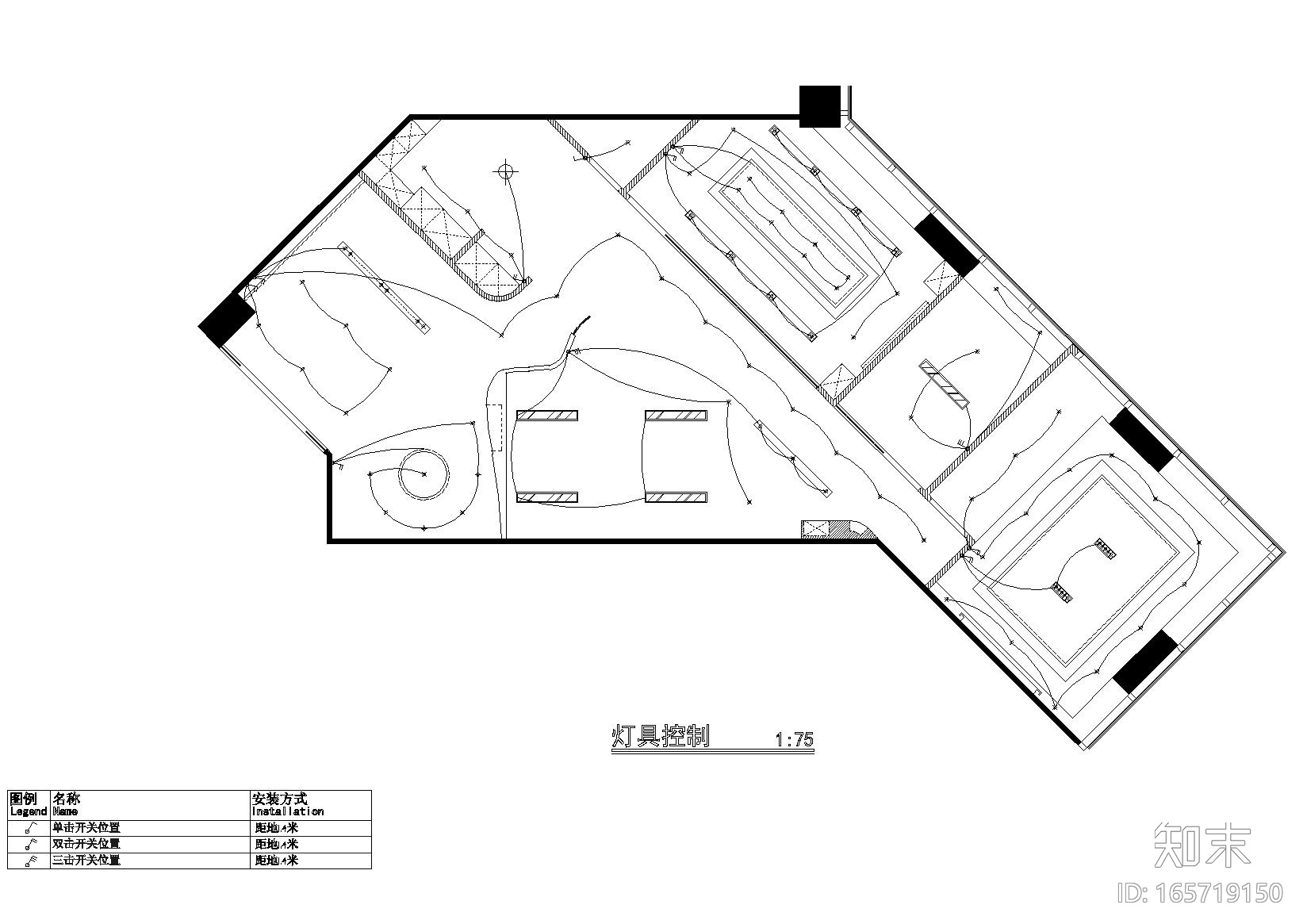 中国正通汽车服务控股公司装饰设计施工图cad施工图下载【ID:165719150】
