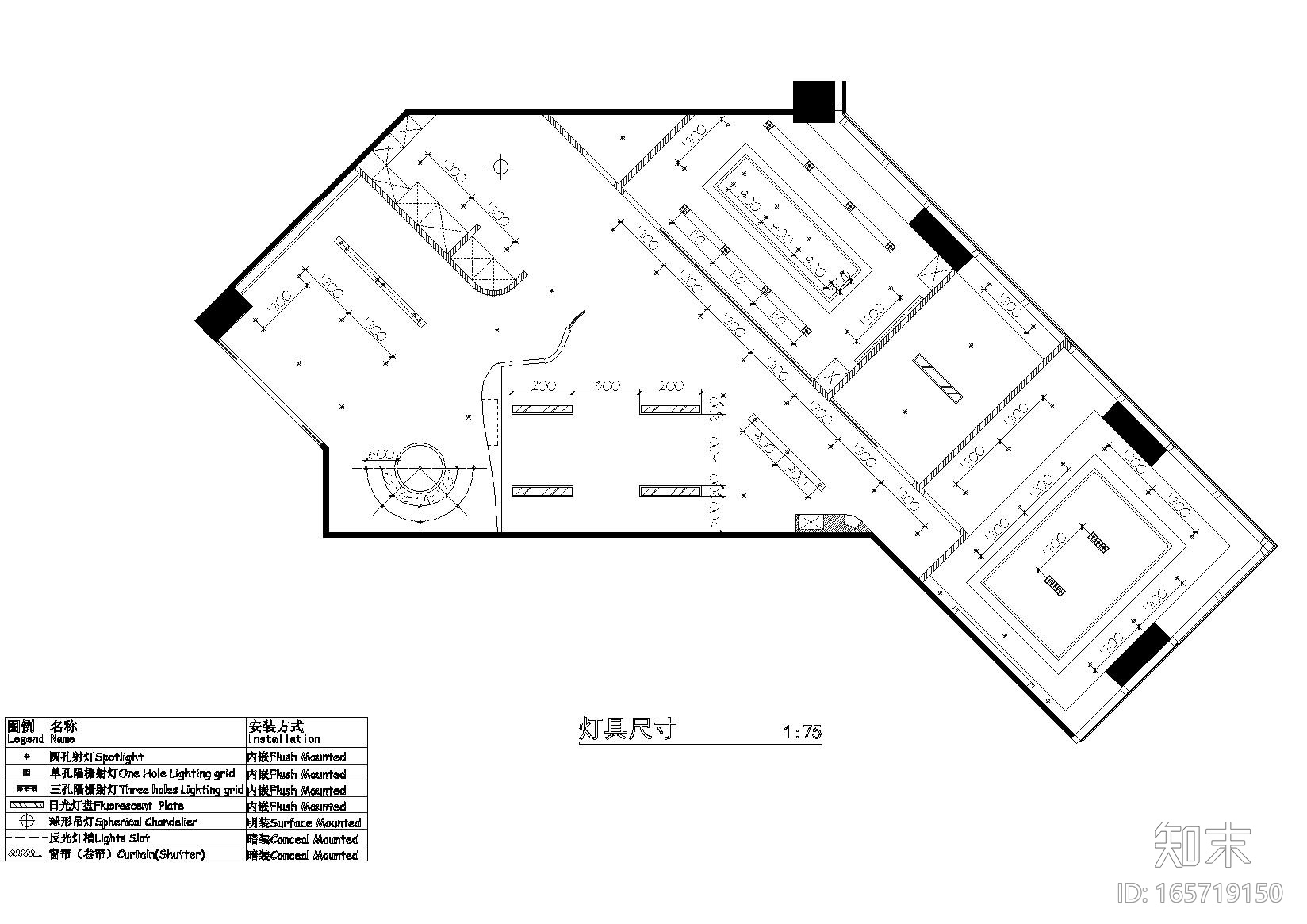 中国正通汽车服务控股公司装饰设计施工图cad施工图下载【ID:165719150】