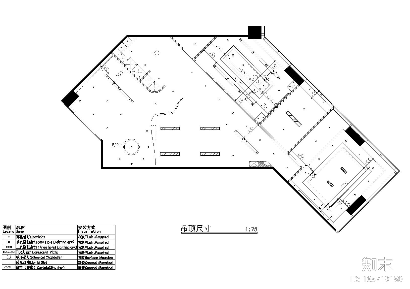 中国正通汽车服务控股公司装饰设计施工图cad施工图下载【ID:165719150】