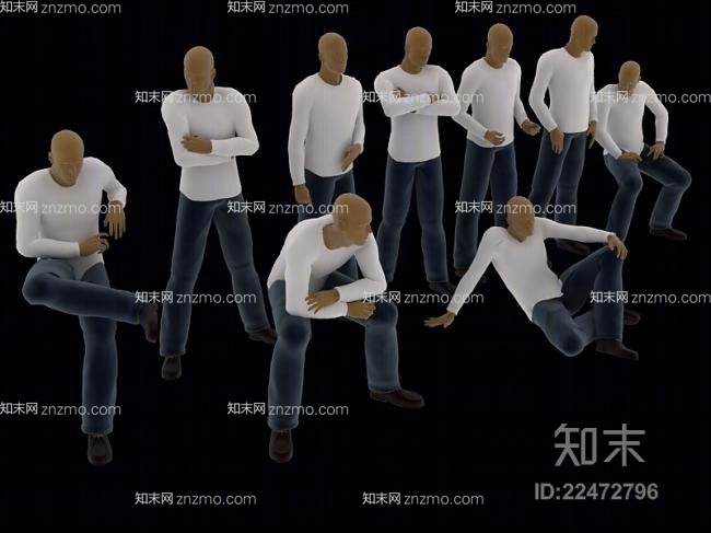 模特13D模型下载【ID:22472796】