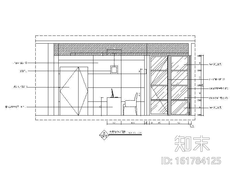 [福建]某贸易有限公司办公楼CAD施工图（含效果图）cad施工图下载【ID:161784125】