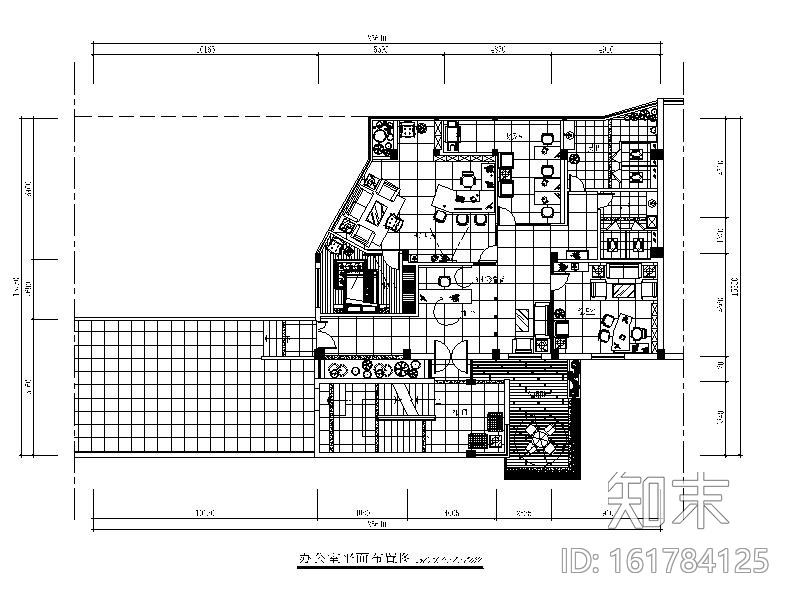 [福建]某贸易有限公司办公楼CAD施工图（含效果图）cad施工图下载【ID:161784125】