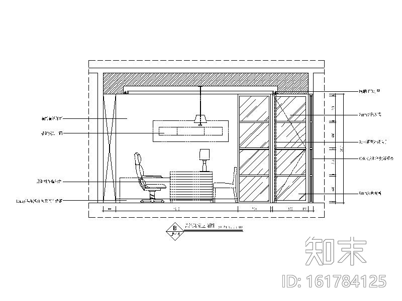 [福建]某贸易有限公司办公楼CAD施工图（含效果图）cad施工图下载【ID:161784125】