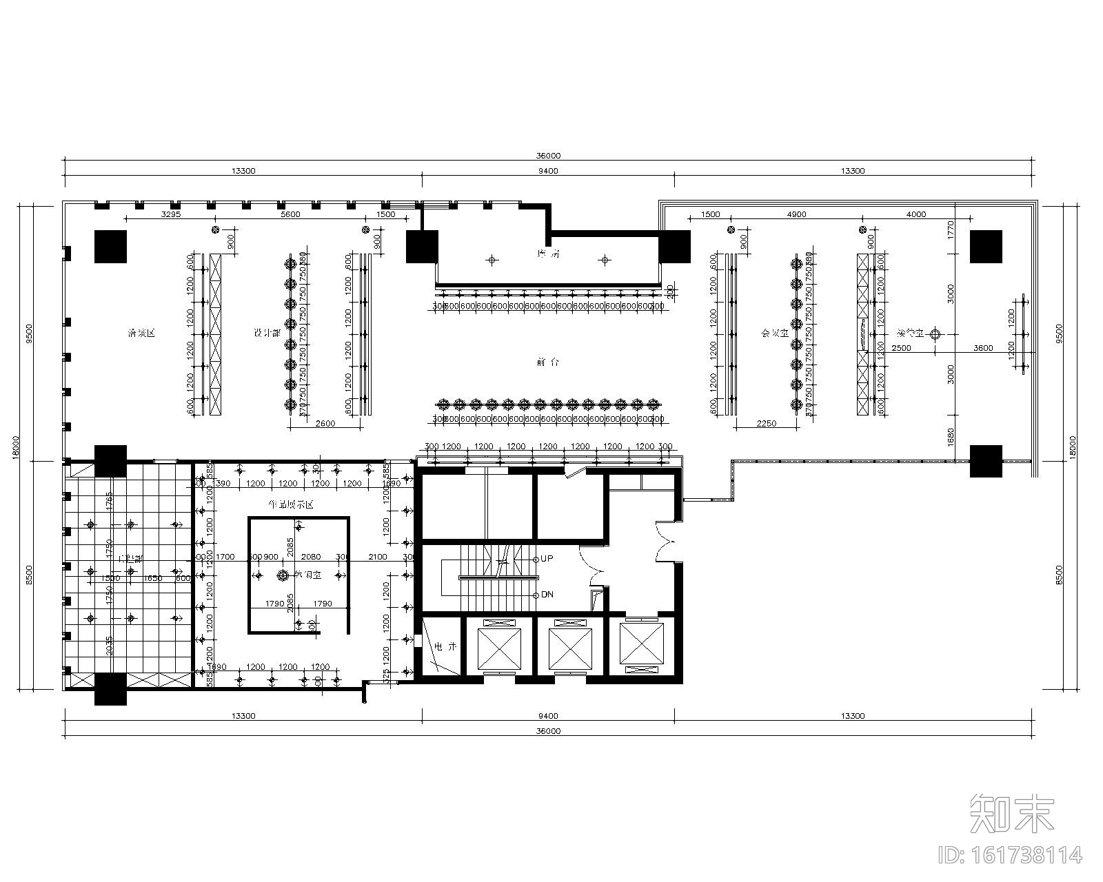 [山东]中式--山东叙品办公空间CAD(附效果图+实景图）施工图下载【ID:161738114】