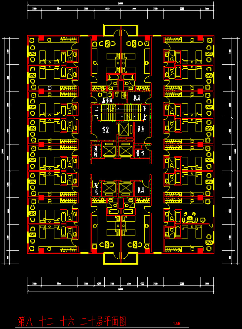 某宾馆建筑方案施工图施工图下载【ID:167239145】