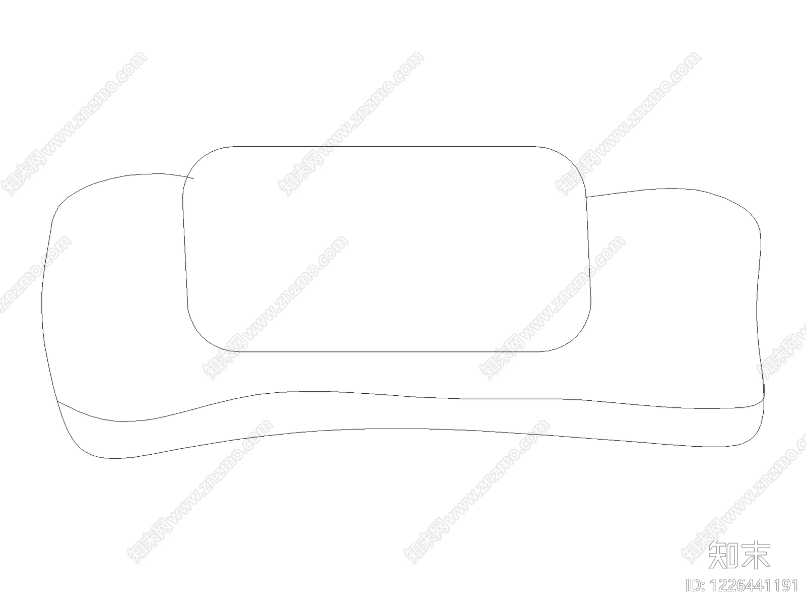现代沙发CAD图纸