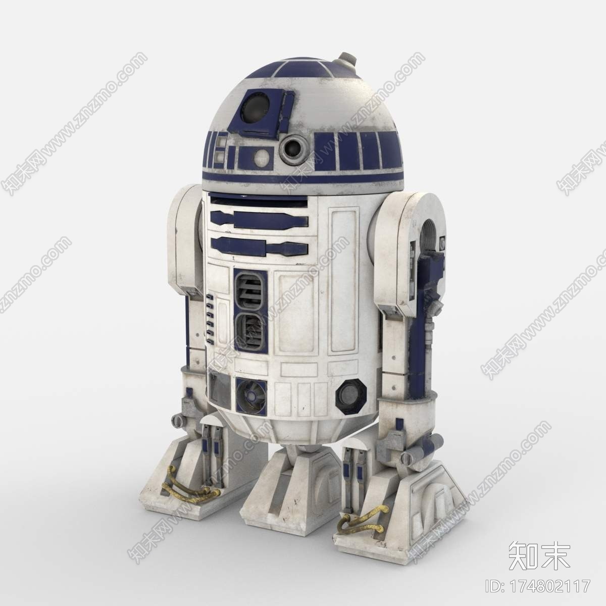 星球大战前线的R2-D2CG模型下载【ID:174802117】