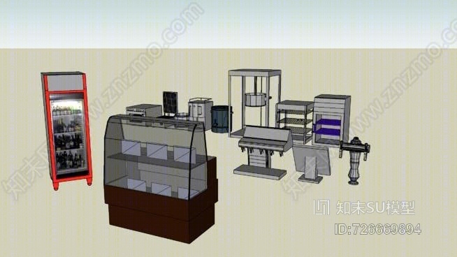 康邦托酒吧SU模型下载【ID:726669894】