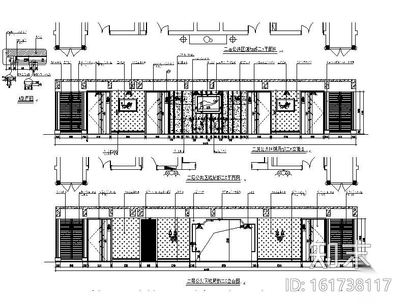 [成都]某假日酒店客房部分设计施工图（含效果图）cad施工图下载【ID:161738117】