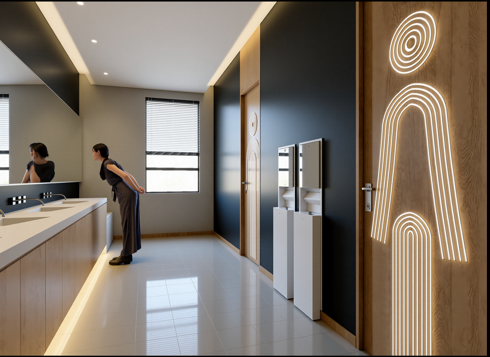 新中式酒店卫生间3D模型下载【ID:1215107643】