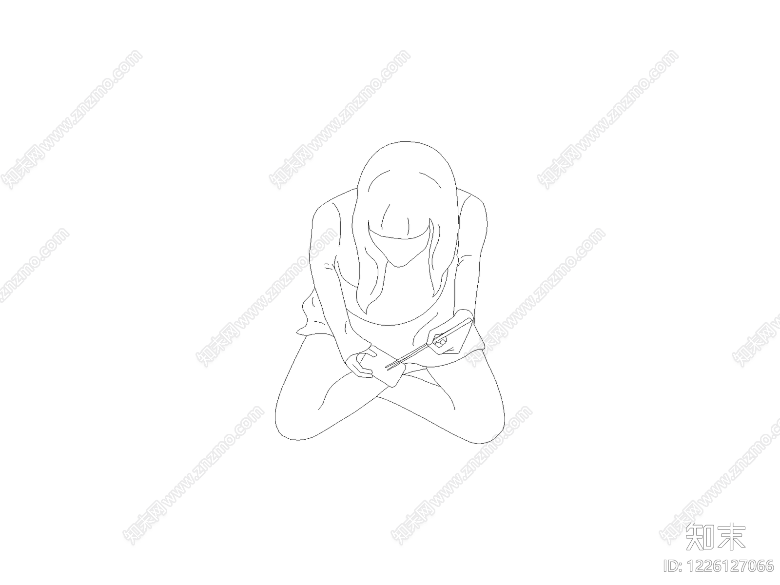 人物cad施工图下载【ID:1226127066】
