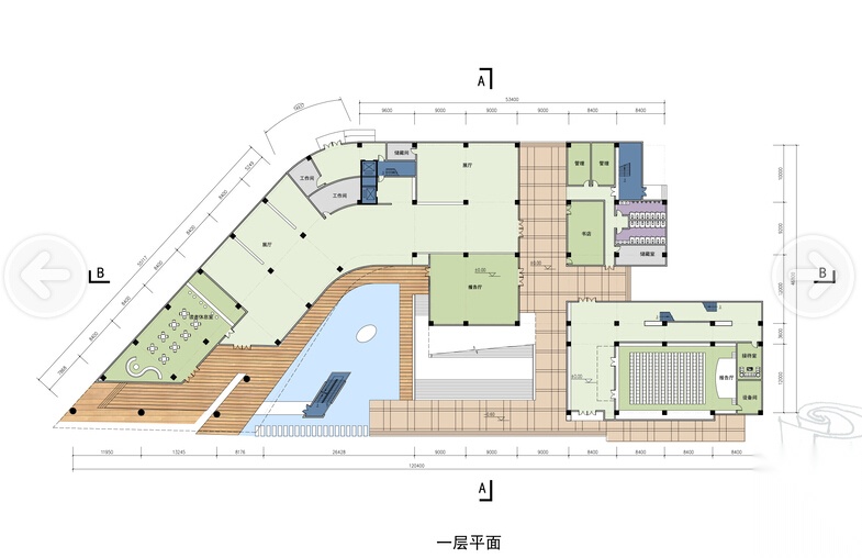 [湖州]现代简洁风格大学图书馆建筑设计方案文本（含图纸...cad施工图下载【ID:166552130】