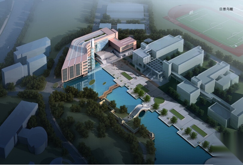 [湖州]现代简洁风格大学图书馆建筑设计方案文本（含图纸...施工图下载【ID:151564148】