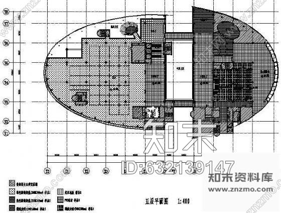 施工图天津某图书馆装修图cad施工图下载【ID:632139147】