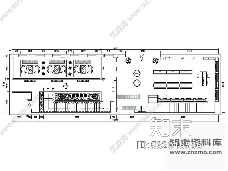 施工图某茗茶馆私房菜室内装修图cad施工图下载【ID:532016596】