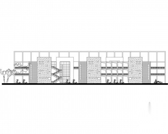 某三层二十四班现代型幼儿园建筑方案图施工图下载【ID:165929160】