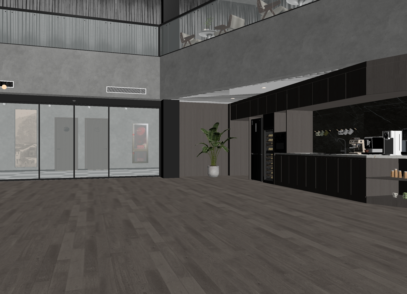 现代大厅3D模型下载【ID:1214785189】