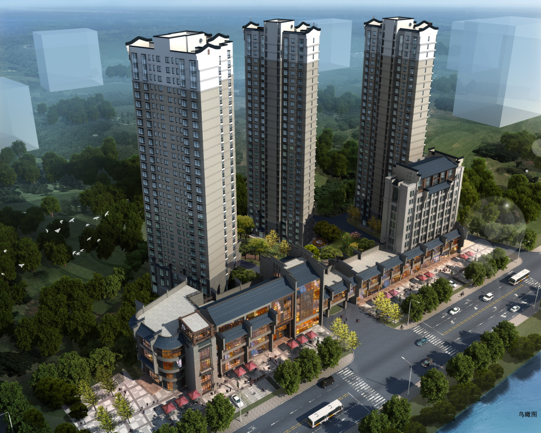 [青海]高层徽派传统民居建筑设计方案文本（含三套方案...施工图下载【ID:164874168】