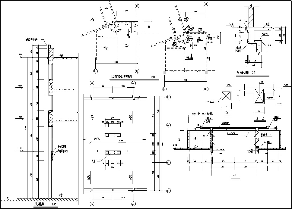 5套现代多层宾馆酒店建筑设计施工图CADcad施工图下载【ID:151517159】