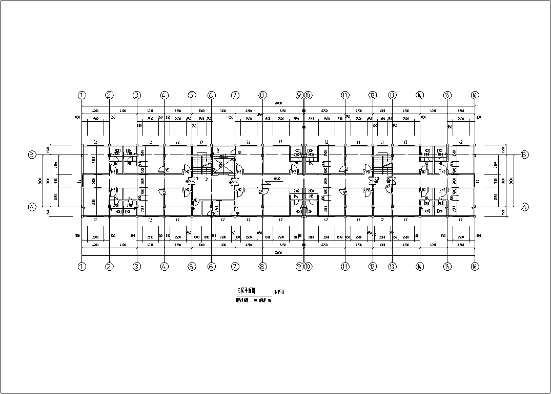 5套现代多层宾馆酒店建筑设计施工图CADcad施工图下载【ID:165425161】