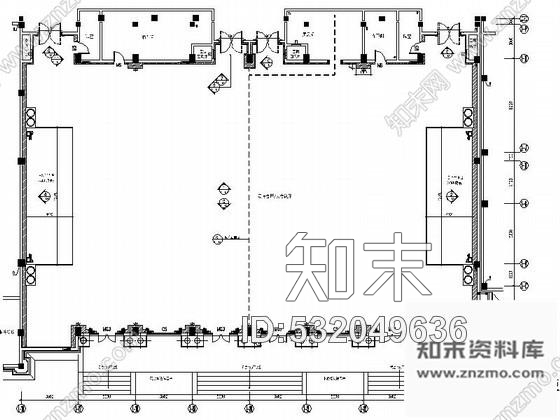 施工图安徽酒店豪华西式宴会厅室内装修图cad施工图下载【ID:532049636】