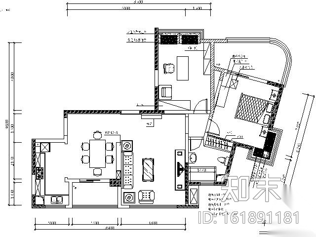 [武汉]田园简欧风两居装修图（含实景）施工图下载【ID:161891181】