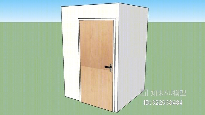 禁用厕所SU模型下载【ID:322038484】
