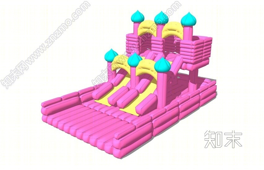 充气城堡SU模型下载【ID:152158181】