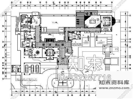图块/节点国际富豪别墅区装修平面图cad施工图下载【ID:832257716】