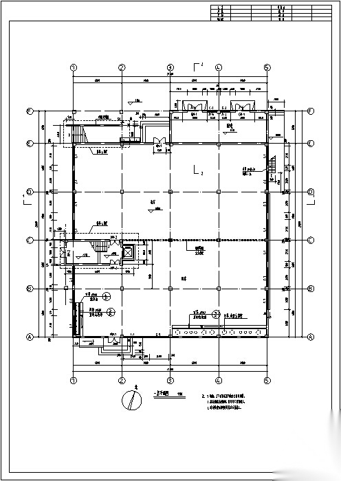 某大学综合食堂建筑设计施工图CADcad施工图下载【ID:166711111】